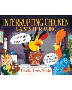 Interrupting Chicken Raises Her Wing